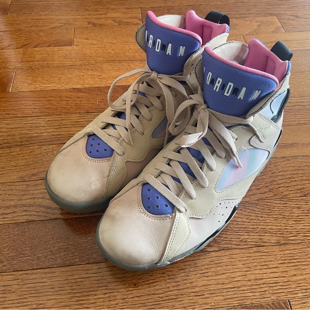 Air Jordan 7 Retro SE Sapphire Shimmer Men’s Size 9 DJ2636-204 MJ Basketball - Picture 2 of 11